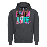 Smoke mom life Zipper Hoodie - AdoDesignShop