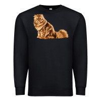 Black Persian Cat Premium Sweatshirt - LillyAllenDesigns