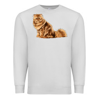 Dove Grey Persian Cat Premium Sweatshirt - LillyAllenDesigns