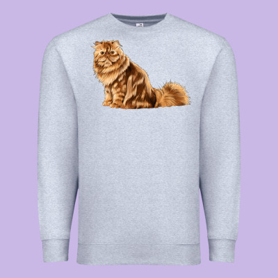 Persian Cat Premium Sweatshirt Designed By Lillyallendesigns