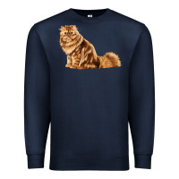 Navy Persian Cat Premium Sweatshirt - LillyAllenDesigns