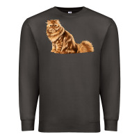 Smoke Persian Cat Premium Sweatshirt - LillyAllenDesigns