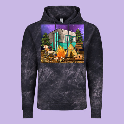 Camping Vintage Hoodie Designed By Ranaportraitstore