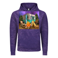 Cloud Purple camping Vintage Hoodie - RanaPortraitStore