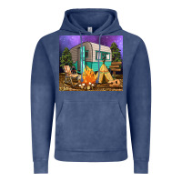 Vintage Denim camping Vintage Hoodie - RanaPortraitStore