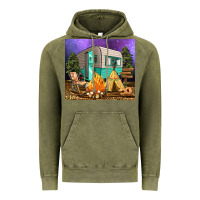Vintage Olive camping Vintage Hoodie - RanaPortraitStore
