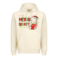 Sandshell merry what christmas cat Premium Hoodie - MaliasSmallBusiness
