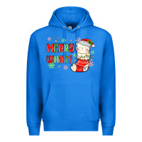 True Royal merry what christmas cat Premium Hoodie - MaliasSmallBusiness