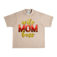French Oak wife mom boss Urban Heavy Tee - texasbilliewilder