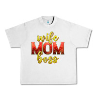 Lunar Rock wife mom boss Urban Heavy Tee - texasbilliewilder