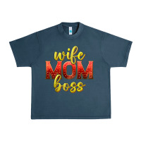Wife Mom Boss Urban Heavy Tee | Teevron