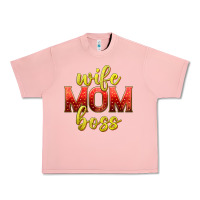 Salmon wife mom boss Urban Heavy Tee - texasbilliewilder