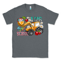 Charcoal Heather i dig 100 days of school Classic Tee - RacoonDesign