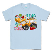 Dusty Blue i dig 100 days of school Classic Tee - RacoonDesign