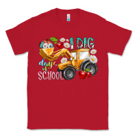 Red i dig 100 days of school Classic Tee - RacoonDesign