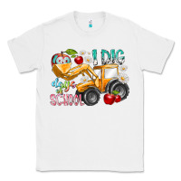 White i dig 100 days of school Classic Tee - RacoonDesign