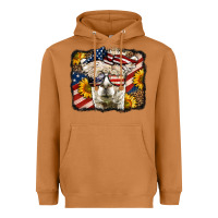 Meerkat 4th of july llama Heavyweight Hoodie - LillyAllenDesigns