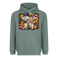 Sage 4th of july llama Heavyweight Hoodie - LillyAllenDesigns
