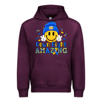 Mauve Wine down right amazing Urban Hoodie - Artiststas