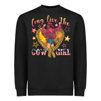 Black long live the cowgirl Heavyweight Sweatshirt - texasbilliewilder