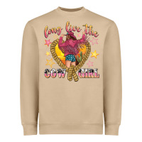 Mushroom long live the cowgirl Heavyweight Sweatshirt - texasbilliewilder