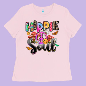 Hippie Soul Ladies Tee Designed By Adodesignshop