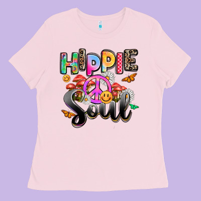 Hippie Soul Ladies Tee Designed By Adodesignshop