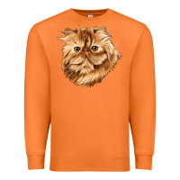 Carrot Persian Cat Face Premium Sweatshirt - LillyAllenDesigns