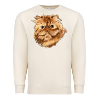 Sandshell Persian Cat Face Premium Sweatshirt - LillyAllenDesigns