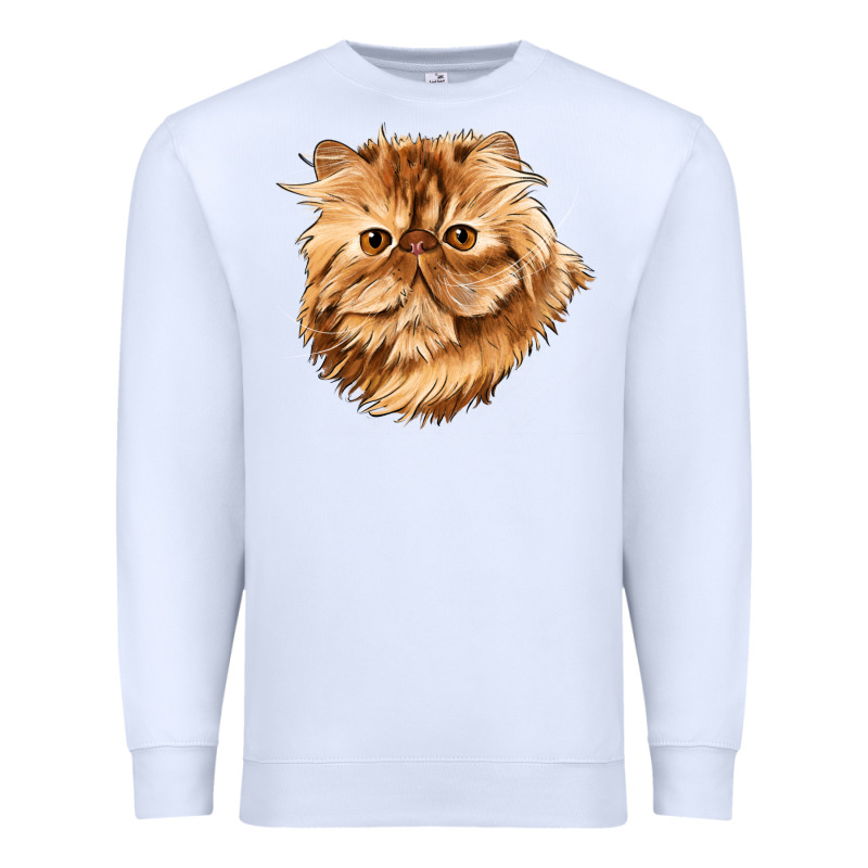 Persian Cat Face Premium Sweatshirt by LillyAllenDesigns | Teevron