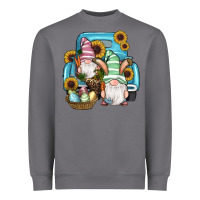 Storm Easter Gnomes Egg Sunflowers Truck Heavyweight Sweatshirt - RanaPortraitStore