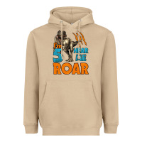 Mushroom i'm five hear me roar dinosaur birthday Heavyweight Hoodie - LillyAllenDesigns