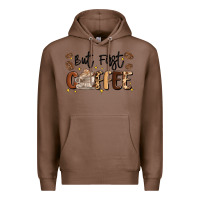 Chestnut but first coffee Premium Hoodie - MaliasSmallBusiness
