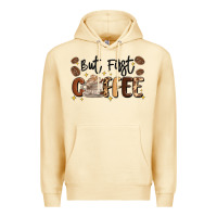 Pina Colada but first coffee Premium Hoodie - MaliasSmallBusiness