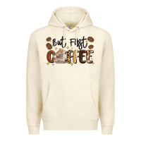 Sandshell but first coffee Premium Hoodie - MaliasSmallBusiness