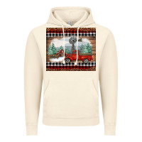 Vintage Artic christmas farm and truck Vintage Hoodie - RanaPortraitStore