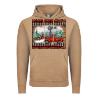 Vintage Coffee christmas farm and truck Vintage Hoodie - RanaPortraitStore