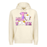 Sandshell my first tooth with teeth for girls Premium Hoodie - AdoDesignShop