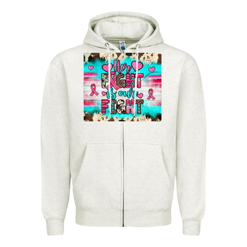Her Fight Is Our Fight Zipper Hoodie by JahusDesignShop | Teevron