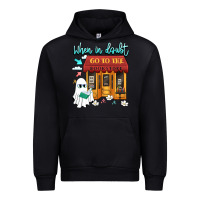 Black when in doubt go to the bookstore Urban Hoodie - Artiststas