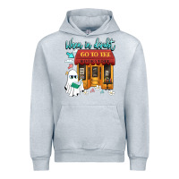 Heather Grey when in doubt go to the bookstore Urban Hoodie - Artiststas