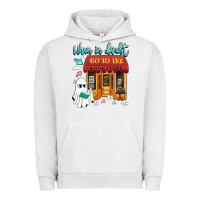 Pigment Lunar Rock when in doubt go to the bookstore Urban Hoodie - Artiststas