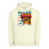 Pigment Pistachio when in doubt go to the bookstore Urban Hoodie - Artiststas