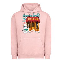 Pigment Salmon when in doubt go to the bookstore Urban Hoodie - Artiststas
