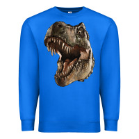 True Royal Tyrannosaurus T Rex Face Premium Sweatshirt - LillyAllenDesigns