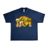 Navy frog coffee cups Urban Heavy Tee - Zillion Design Studio