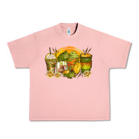 Salmon frog coffee cups Urban Heavy Tee - Zillion Design Studio