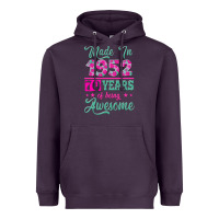 Plum made in 1952, 70 years of being awesome kopya Heavyweight Hoodie - Jasminsmagicworld