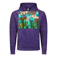 Cactus Turquoise Leopard Cowhide Tumbler Rana Vintage Hoodie | Teevron