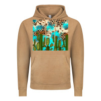 Vintage Camel cactus turquoise leopard cowhide tumbler rana Vintage Hoodie - RanaPortraitStore